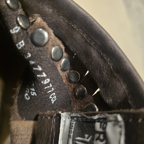 FRYE AND CO. Studded Dark Brown Ankle Boots - Picture 6 of 6